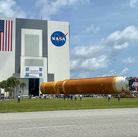 SLS core stage Boeing photo