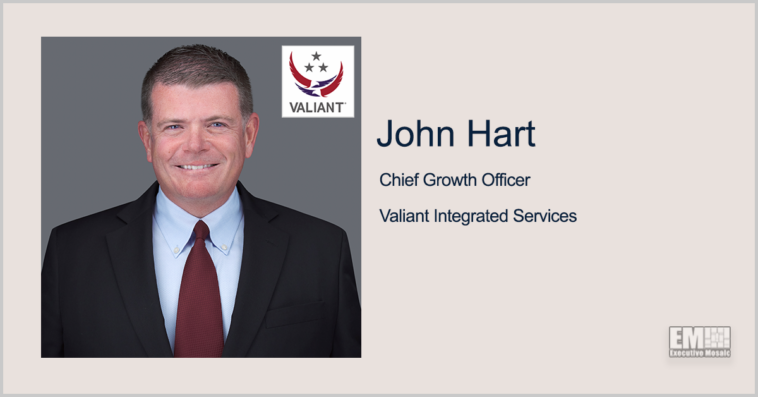 Executive Spotlight With John Hart, Chief Growth Officer for Valiant Integrated Services - top government contractors - best government contracting event