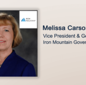 Executive Spotlight: Melissa Carson, VP & GM at Iron Mountain Government Solutions - top government contractors - best government contracting event