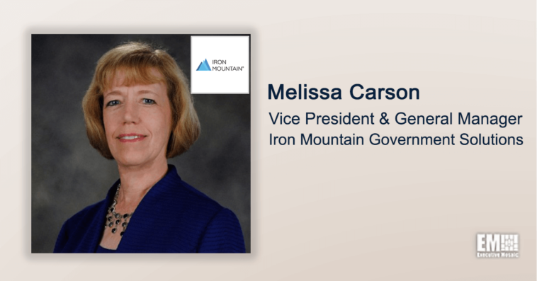 Executive Spotlight: Melissa Carson, VP & GM at Iron Mountain Government Solutions - top government contractors - best government contracting event