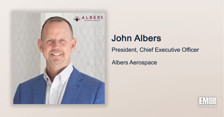 Executive Spotlight: John Albers, President & CEO of Albers Aerospace - top government contractors - best government contracting event