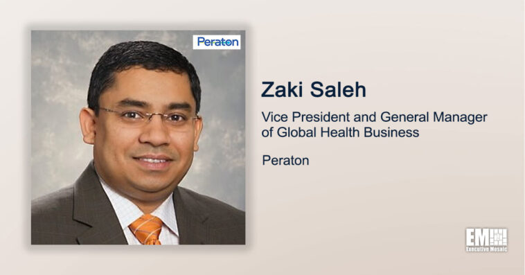 Executive Spotlight: Zaki Saleh, VP and GM of Global Health Business at Peraton - top government contractors - best government contracting event