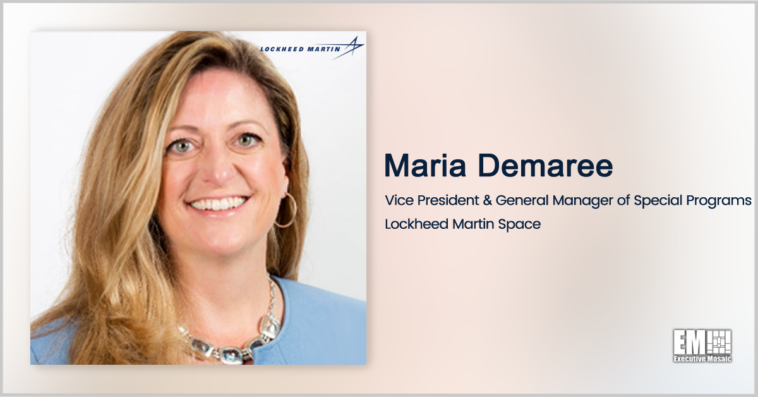 Executive Spotlight: Maria Demaree, VP & GM Special Programs With Lockheed Martin Space - top government contractors - best government contracting event