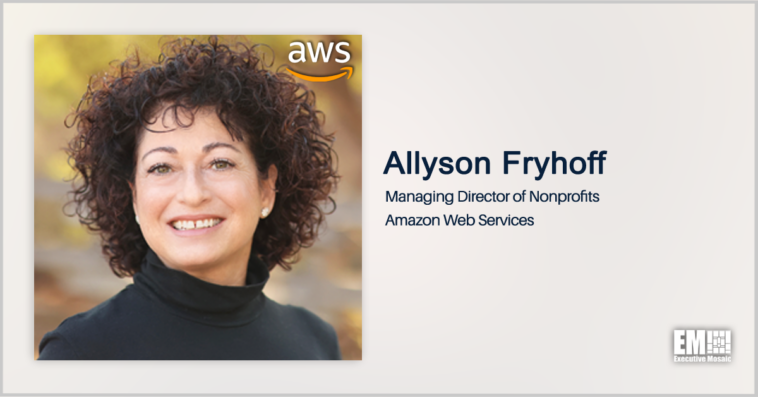 Executive Spotlight: Allyson Fryhoff, Managing Director of Nonprofits at Amazon Web Services - top government contractors - best government contracting event