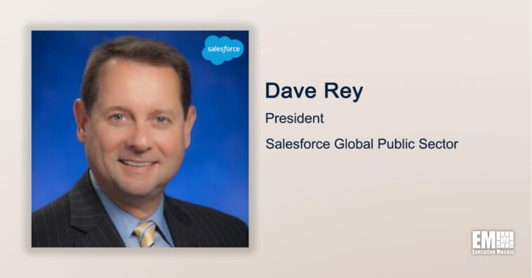 Executive Spotlight: Dave Rey, President of Salesforce Global Public Sector - top government contractors - best government contracting event