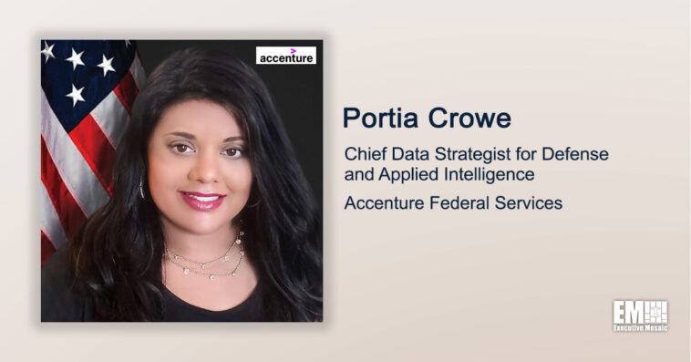 Executive Spotlight: Portia Crowe, Chief Data Strategist for Defense and Applied Intelligence at Accenture Federal Services - top government contractors - best government contracting event