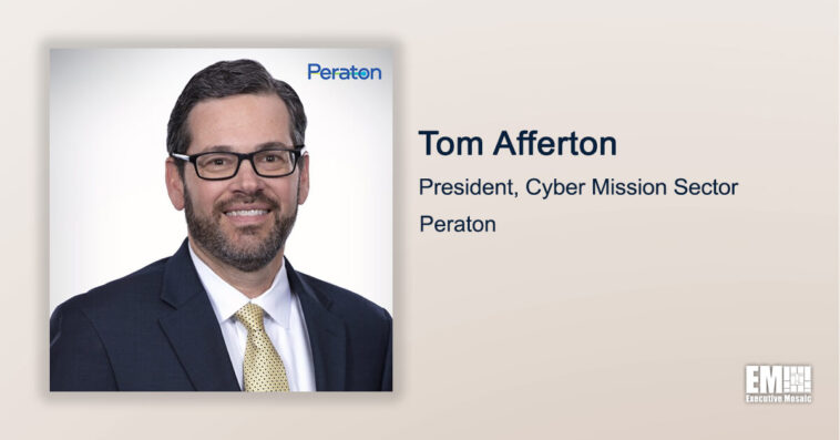 Executive Spotlight: Tom Afferton, President of Cyber Mission Sector at Peraton - top government contractors - best government contracting event