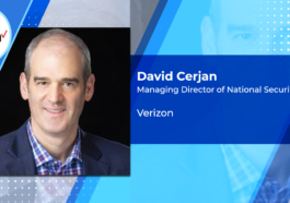 Executive Spotlight: David Cerjan, Managing Director of National Security Group at Verizon - top government contractors - best government contracting event