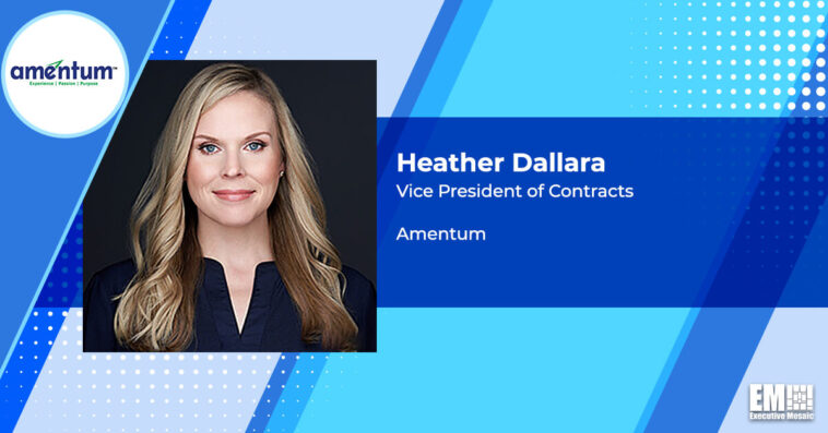 Executive Spotlight: Heather Dallara, Vice President of Contracts at Amentum - top government contractors - best government contracting event