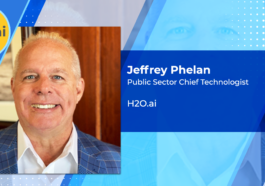 Executive Spotlight: Jeffrey Phelan, Public Sector Chief Technologist With H2O - top government contractors - best government contracting event