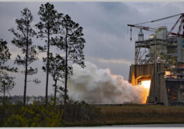 NASA, Aerojet Rocketdyne Complete Initial Test of Redesigned RS-25 Space Launch System Engine - top government contractors - best government contracting event