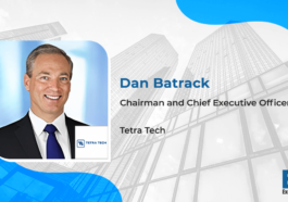 Tetra Tech to Support Civil Works Infrastructure Under USACE Contract; Dan Batrack Quoted - top government contractors - best government contracting event