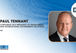 Paul Tennant Selected as Corporate VP of Engagement and International Government Relations at HII