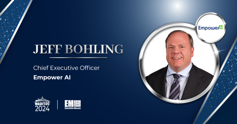 Empower AI CEO Jeff Bohling Secures 1st Wash100 Award for Strategic Company Leadership