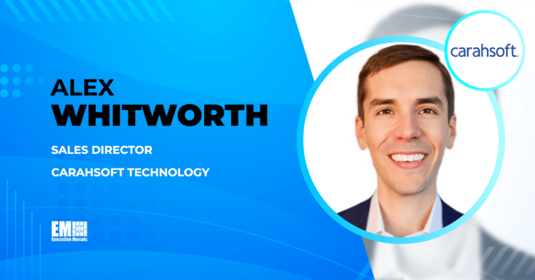 Carahsoft to Make Cloudburst Anti-Crypto Fraud Offerings Available to Public Sector Customers; Alex Whitworth Quoted