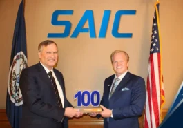 SAIC EVP Vincent DiFronzo Receives 2024 Wash100 Award From Jim Garrettson - top government contractors - best government contracting event