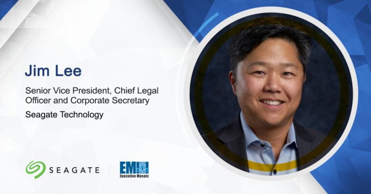 Jim Lee Named Seagate SVP, Chief Legal Officer & Corporate Secretary - top government contractors - best government contracting event